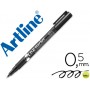 ROTULADOR ARTLINE PARA CD PUNTA DE FIBRA PERMANENTE EK-883 NEGRO -PUNTA REDONDA 0.5 MM