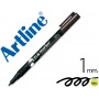 ROTULADOR ARTLINE PARA CD PUNTA DE FIBRA PERMANENTE EK-884 NEGRO -PUNTA REDONDA 1.0 MM