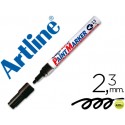 ROTULADOR ARTLINE MARCADOR PERMANENTE EK-400 XF NEGRO -PUNTA REDONDA 2.3 MM -METAL CAUCHO Y PLASTICO