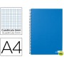 BLOC ESPIRAL LIDERPAPEL A4 MICRO PAPERCOAT TAPA FORRADA 160H 70G CUADRO 5MM 5 BANDAS 4 TALADROS. CEL
