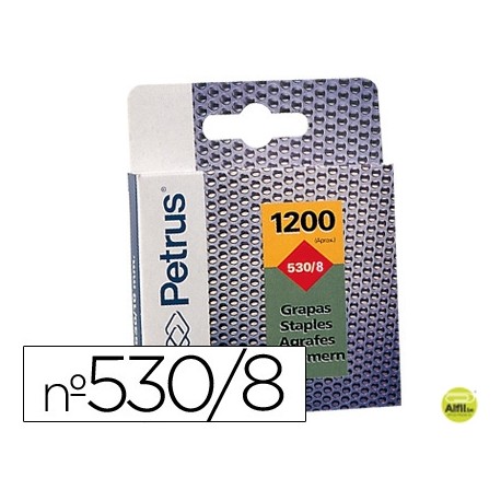 GRAPAS PETRUS NÌ 530/8 -CAJA DE 1200 GRAPAS