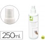 SPRAY Q-CONNECT LIMPIADOR DE PIZARRAS BLANCAS BOTE DE 250 ML.