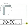 PIZARRA BLANCA Q-CONNECT LACADA MAGNETICA MARCO DE ALUMINIO 90X60 CM