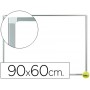 PIZARRA BLANCA Q-CONNECT LACADA MAGNETICA MARCO DE ALUMINIO 90X60 CM