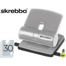 TALADRADOR SKREBBA MIDI 813 SILVER LINE PLATA -CAPACIDAD 30 HOJAS