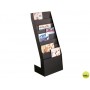 EXPOSITOR FAST-PAPERFLOW DE SUELO 8 ESTANTES NEGRO