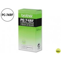 REPUESTO FAX T104/106 BROTHER DE TRANSFERENCIA TERMICA 4 BOBINAS DURACION 140 PAGINAS