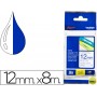 CINTA BROTHER TZE-233 BLANCO-AZUL 12MM LONGITUD 8 MT