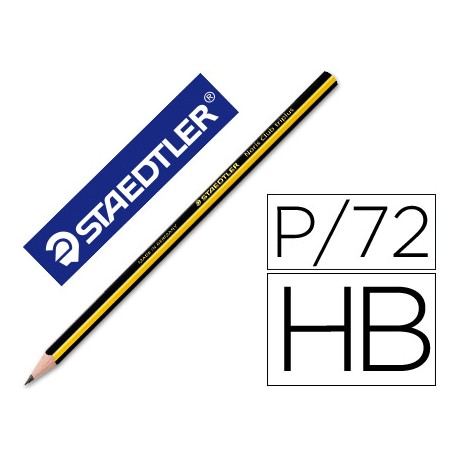 LAPICES DE GRAFITO STAEDTLER TRIPLUS SLIM EXPOSITOR DE 72 UNIDADES