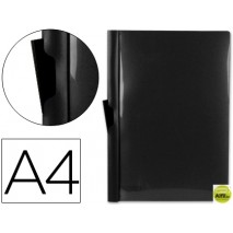 CARPETA BEAUTONE DOSSIER PINZA LATERAL 45325 POLIPROPILENO DIN A4 NEGRO -60 HOJAS -PINZA DESLIZANTE