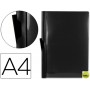 CARPETA BEAUTONE DOSSIER PINZA LATERAL 45325 POLIPROPILENO DIN A4 NEGRO -60 HOJAS -PINZA DESLIZANTE
