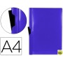 CARPETA BEAUTONE DOSSIER PINZA LATERAL 45322 POLIPROPILENO DIN A4 AZUL -60 HOJAS -PINZA DESLIZANTE