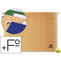 CARPETA COLGANTE LIDERPAPEL FOLIO PROLONGADO KRAFT