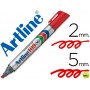 ROTULADOR ARTLINE MARCADOR PERMANENTE 109 ROJO -PUNTA BISELADA