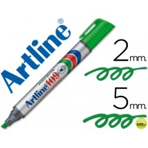 ROTULADOR ARTLINE MARCADOR PERMANENTE 109 VERDE -PUNTA BISELADA