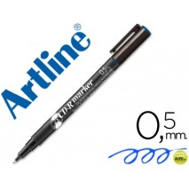 ROTULADOR ARTLINE PARA CD PUNTA DE FIBRA PERMANENTE EK-883 AZUL -PUNTA REDONDA 0.5 MM
