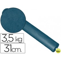 PAPEL FANTASIA KRAFT LISO KFC -BOBINA 31 CM -3,5 KG -COLOR COBALTO