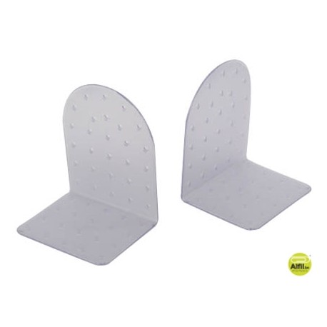 APOYALIBROS SOBREMESA PLASTICOOFFISYS -1015 15X12X9,5CM TRANSPARENTE -JUEGO