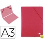 CARPETA PLANOS LIDERPAPEL A3 CARTON GOFRADO N 12 ROJO