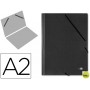 CARPETA PLANOS LIDERPAPEL A2 CARTON GOFRADO N 12 NEGRO
