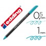ROTULADOR EDDING PUNTA FIBRA 1200 AZUL TURQUESA N.14 -PUNTA REDONDA 0.5 MM