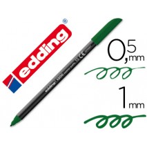 ROTULADOR EDDING PUNTA FIBRA 1200 VERDE OLIVA N.15 -PUNTA REDONDA 0.5 MM