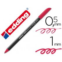 ROTULADOR EDDING PUNTA FIBRA 1200 CARMIN N. 19 -PUNTA REDONDA 0.5 MM