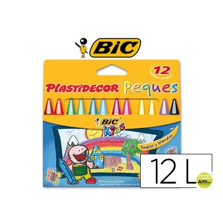 LAPICES PLASTIDECOR PEQUES CAJA DE 12 COLORES