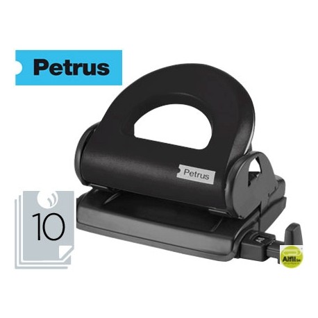 TALADRADOR PETRUS 80 COLOR -NEGRO -CAPACIDAD 10 HOJAS