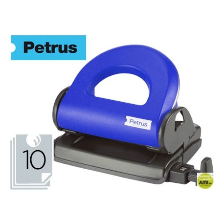 TALADRADOR PETRUS 80 COLOR -AZUL -CAPACIDAD 10 HOJAS