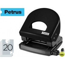 TALADRADOR PETRUS 62 COLOR -NEGRO -CAPACIDAD 20 HOJAS