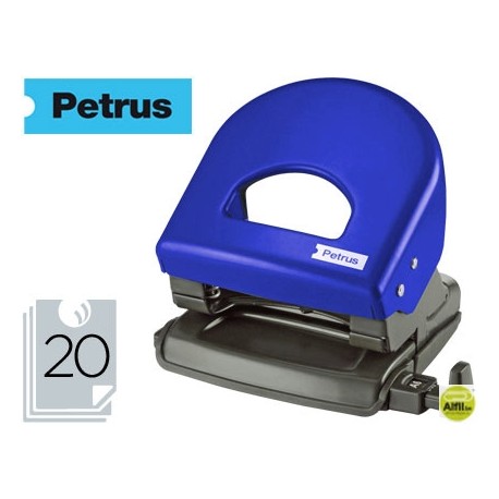 TALADRADOR PETRUS 62 COLOR -AZUL -CAPACIDAD 20 HOJAS