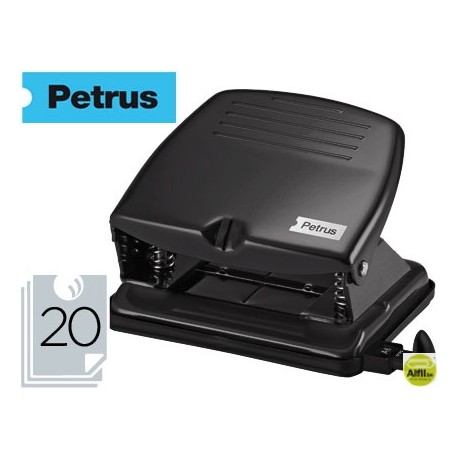 TALADRADOR PETRUS 65 COLOR -NEGRO -CAPACIDAD 20 HOJAS