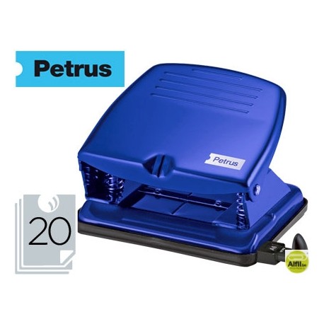 TALADRADOR PETRUS 65 COLOR -AZUL -CAPACIDAD 20 HOJAS