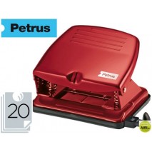 TALADRADOR PETRUS 65 COLOR -BURDEOS -CAPACIDAD 20 HOJAS