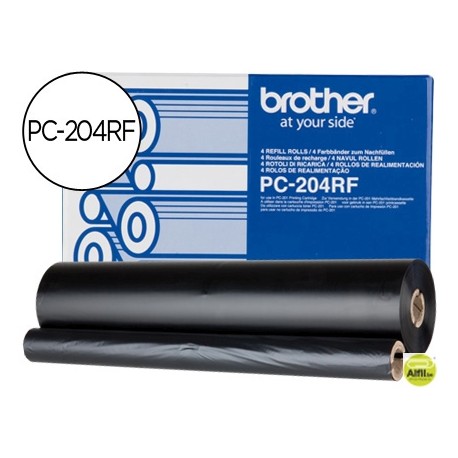 REPUESTO FAX 1020 BROTHER DE TRANSFERENCIA TERMICA 4 BOBINAS DURACION 420 PAGINAS