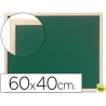 PIZARRA VERDE Q-CONNECT MARCO DE MADERA 60X40 CM SIN REPISA