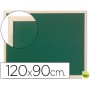 PIZARRA VERDE Q-CONNECT MARCO DE MADERA 120X90 CM SIN REPISA