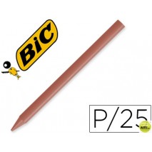 LAPICES PLASTIDECOR UNICOLOR MARRON-07 CAJA CON 25 LAPICES