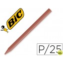 LAPICES PLASTIDECOR UNICOLOR MARRON-07 CAJA CON 25 LAPICES