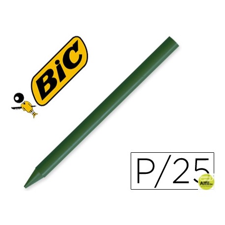 LAPICES PLASTIDECOR UNICOLOR VERDE OSCURO-02 CAJA CON 25 LAPICES