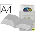 CARPETA BEAUTONE DOSSIER DOS BOLSAS CANGUROS 45684 POLIPROPILENO DIN A4 -TRANSPARENTE