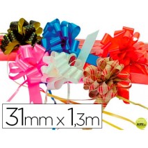 CINTA PARA HACER LAZOS ORO 130 CM X 31 MM -UNIDAD