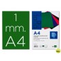 TAPA ENCUADERNACION LIDERPAPEL CARTON A4 1MM VERDE