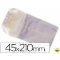 BOLSAS CELOFAN 45X210 MM -PAQUETE 100