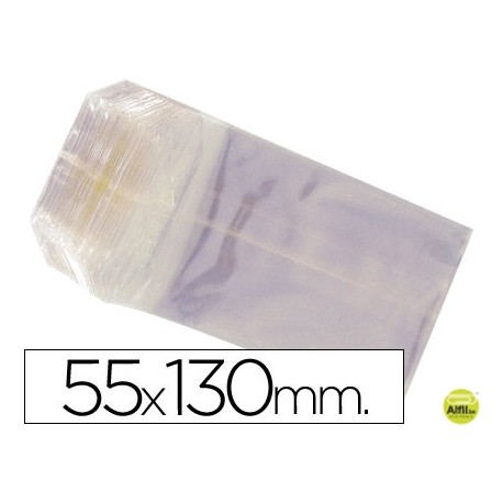 BOLSAS CELOFAN 55X130 MM -PAQUETE 100