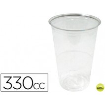 VASO DE PLASTICO TRANSPARENTE 330CC PAQUETE DE 50