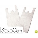 BOLSA PLASTICO CAMISETA 35X50 CM -PAQUETE 200