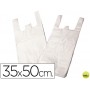 BOLSA PLASTICO CAMISETA 35X50 CM -PAQUETE 200