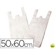 BOLSA PLASTICO CAMISETA P/200 50X60 CM -PAQUETE 200